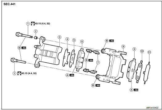 Nissan Rogue Service Manual Rear Disc Brake Removal And Installation